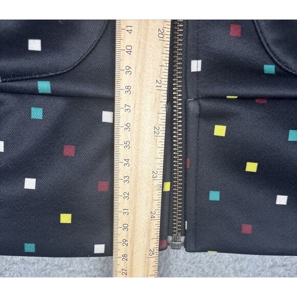 BURTON Dry ride Blk Square Multicolor Women’s Small Full Zip Jacket - Picture 5 of 9
